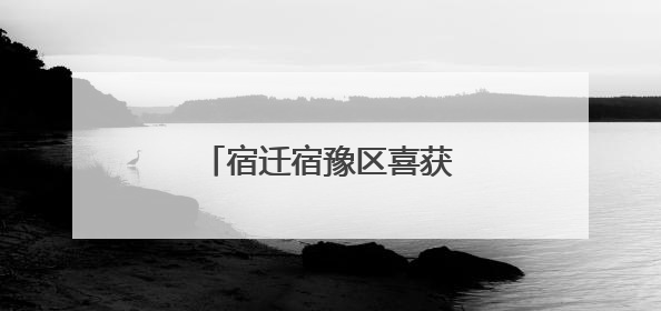 宿迁宿豫区喜获三项国家级荣誉